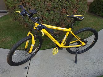 26" Yellow Sundeal Mountain Bike Bicycle Street Exercise Fincci A