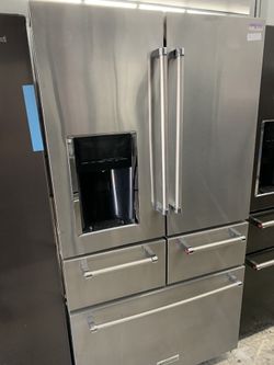 Kitchen aid 5 door fridge in stainless steel