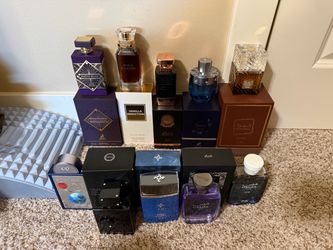 Fragrance Cologne Collection – 10 Bottles with Boxes