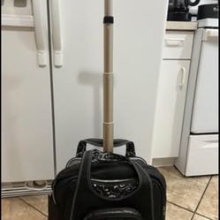 Kensington Contour Rolling Travel 15” Laptop Case Telescoping Handle Black