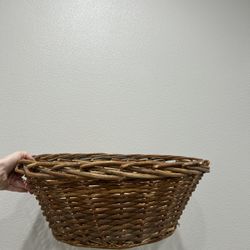Decorative Wicker Woven Basket Multi-purposeful for Decor, etc