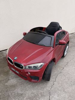 Red BMW X6M Ride-On Electric Kids Car