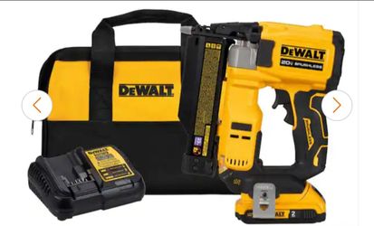 ATOMIC 20V MAX Lithium Ion Cordless 23 Gauge Pin Nailer Kit with 2.0Ah Battery and Charger