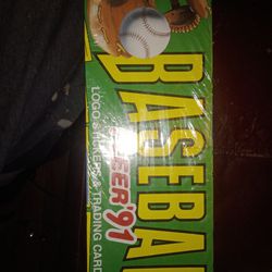 1991 Fleer Baseball Cards Box Factory Sealed With 732 Cards And 50 Logo Stickers 