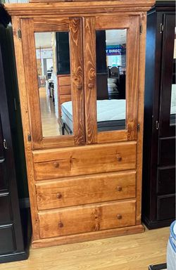 Tall closet pine