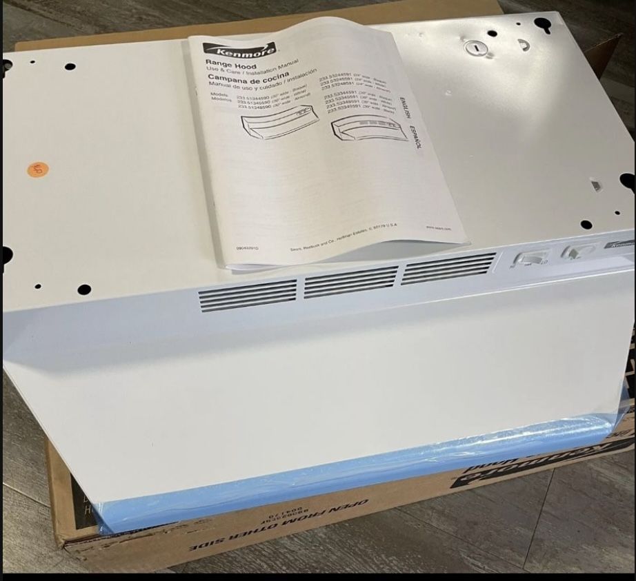 New Kenmore Ventless 24" Range Hood