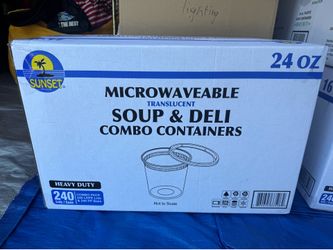 24 oz SOUP & DELI COMBO CONTAINERS