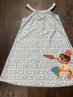 Girls Disney Moana dress size 5/6 #11