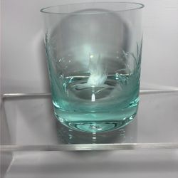 Moser Wildlife Collection Double Old Fashioned Etched Glass 