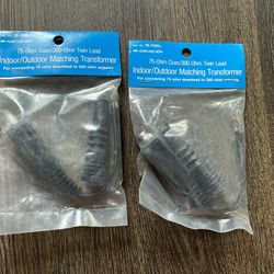 Indoor/Outdoor Matching Transformer ARCHER/RadioShack Brand 15-1140b 75/300 Lot