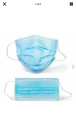 Blue mask. $18. 50 masks