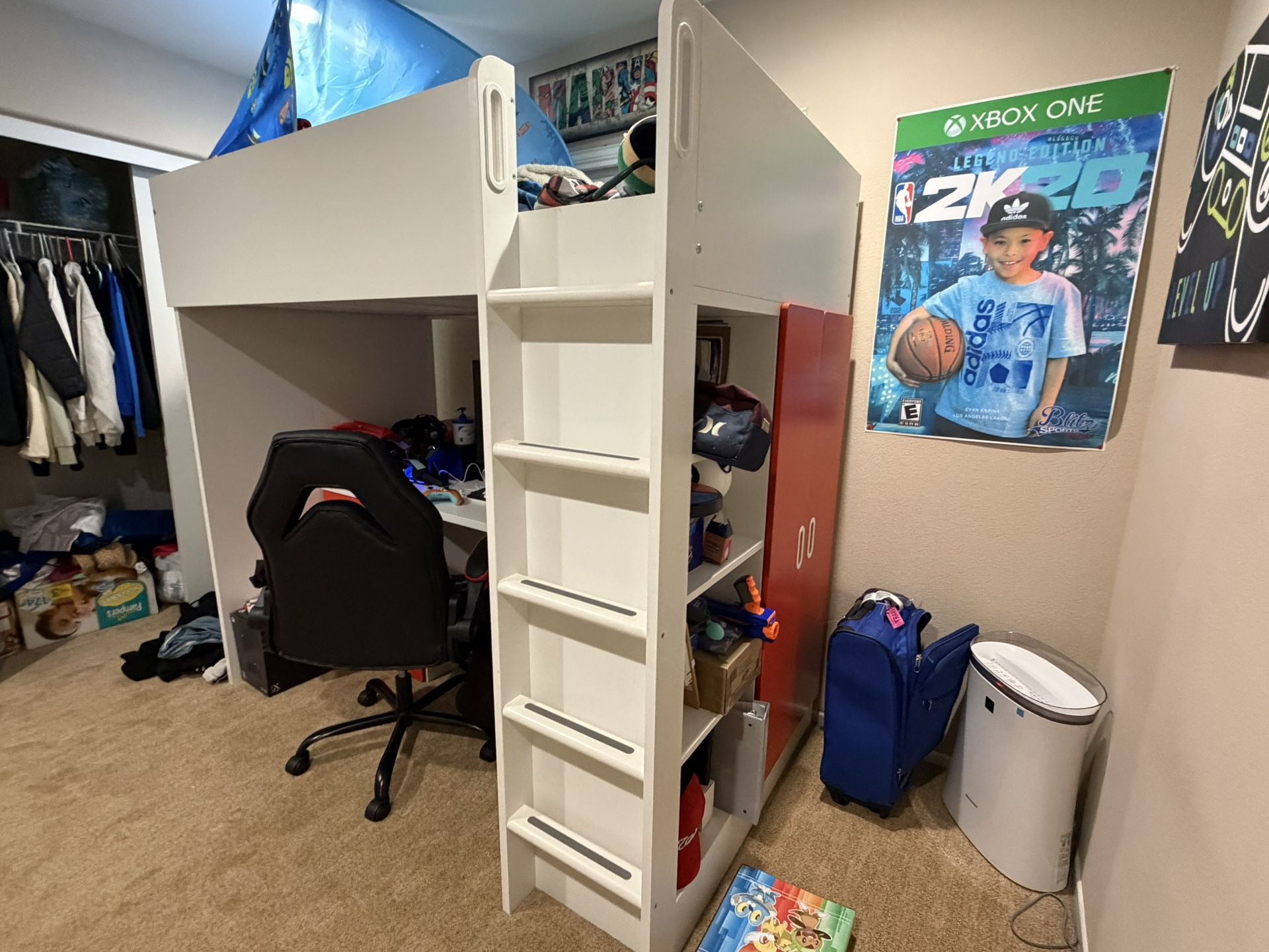 IKEA Smastad Loft Bed with Desk