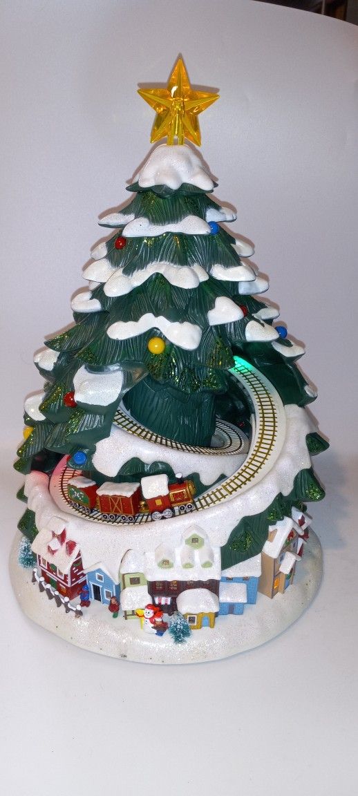 Musical Christmas Tree With Train 