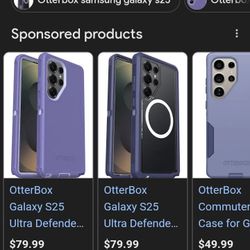 Otter Box Series Commuter Drop 3x Tested To Military Standard For Galaxy S25 Ultra