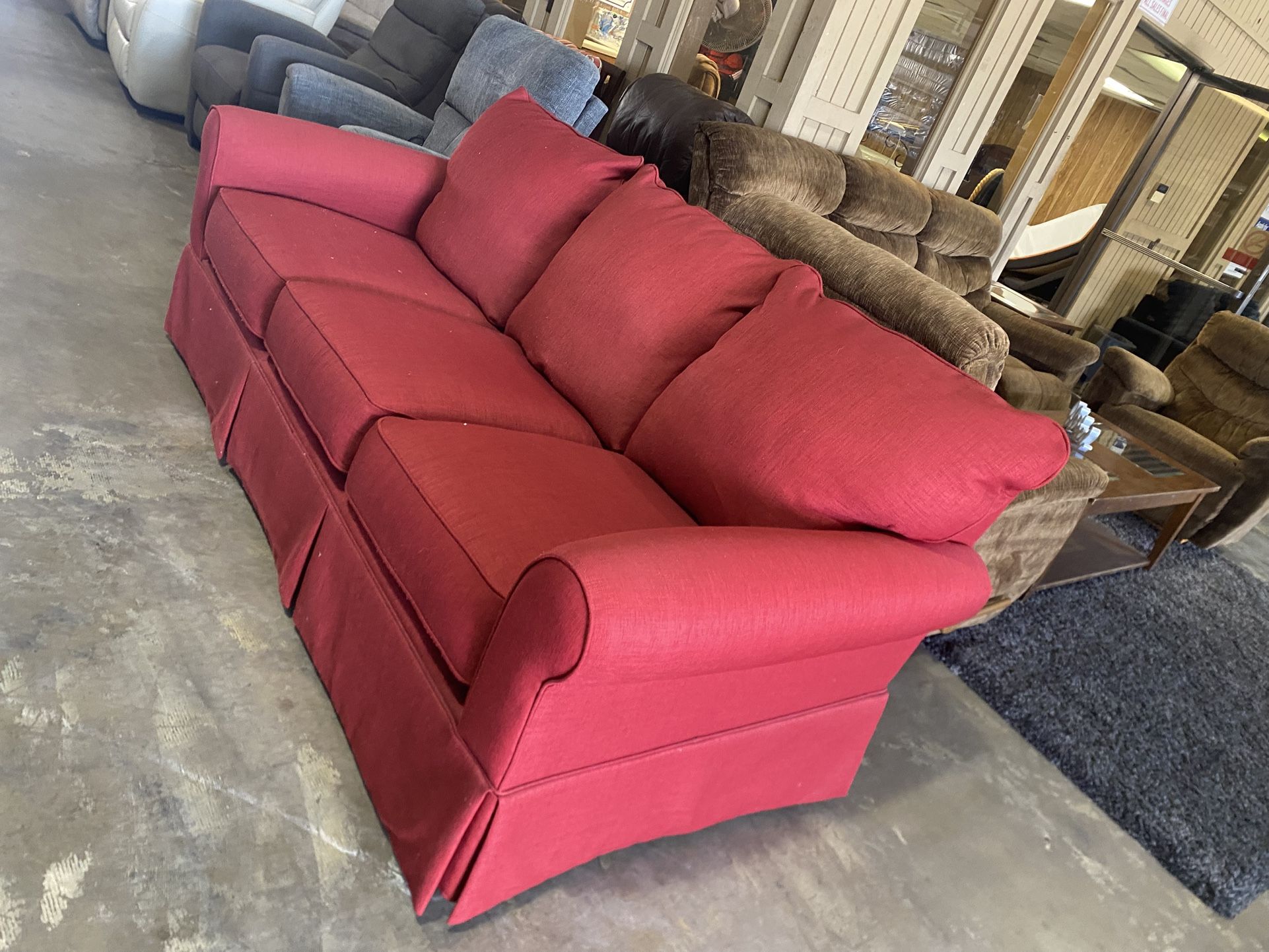 sleeper sofa red