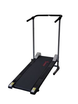 Sunny Health & Fitness Non Powered Manual Treadmill, Compact Foldable
