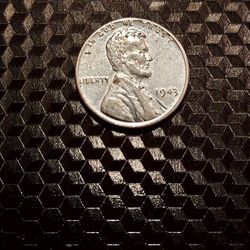 3 1943 Steel Penny No Mint Marking MS 61