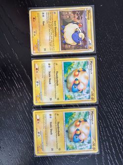 Mareep Pokémon Card Lot of 3