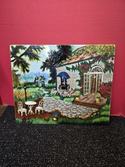 Garden Front House Wall Plaque 