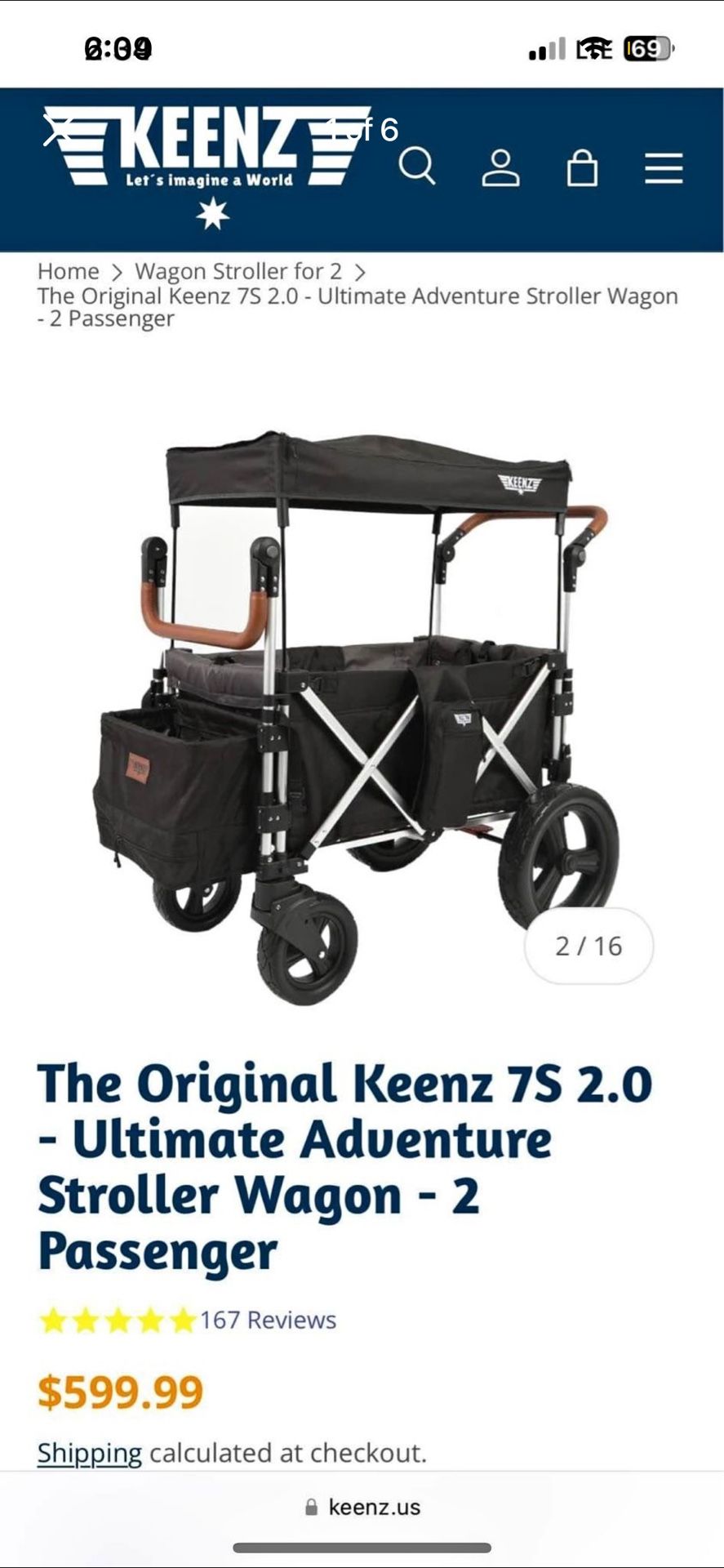 Keenz Stroller Wagon 