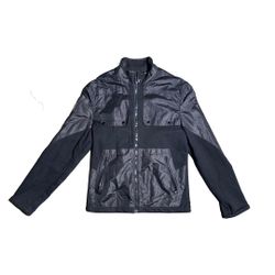Armani Exchange Men's Black Full Zip Jacket with Pockets 