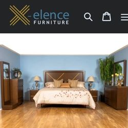7pcs King Bedroom Set NEW 