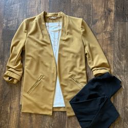 Mustard Work Blazer