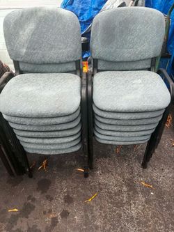 Stackable Office Chairs $25 Each (14 Left)