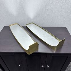 Crate and Barrel CB2 filing mirrored pillar