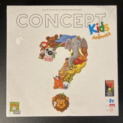Concept Kids Animals Board Game New Sealed
