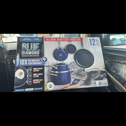 Blue diamond pot set brand new