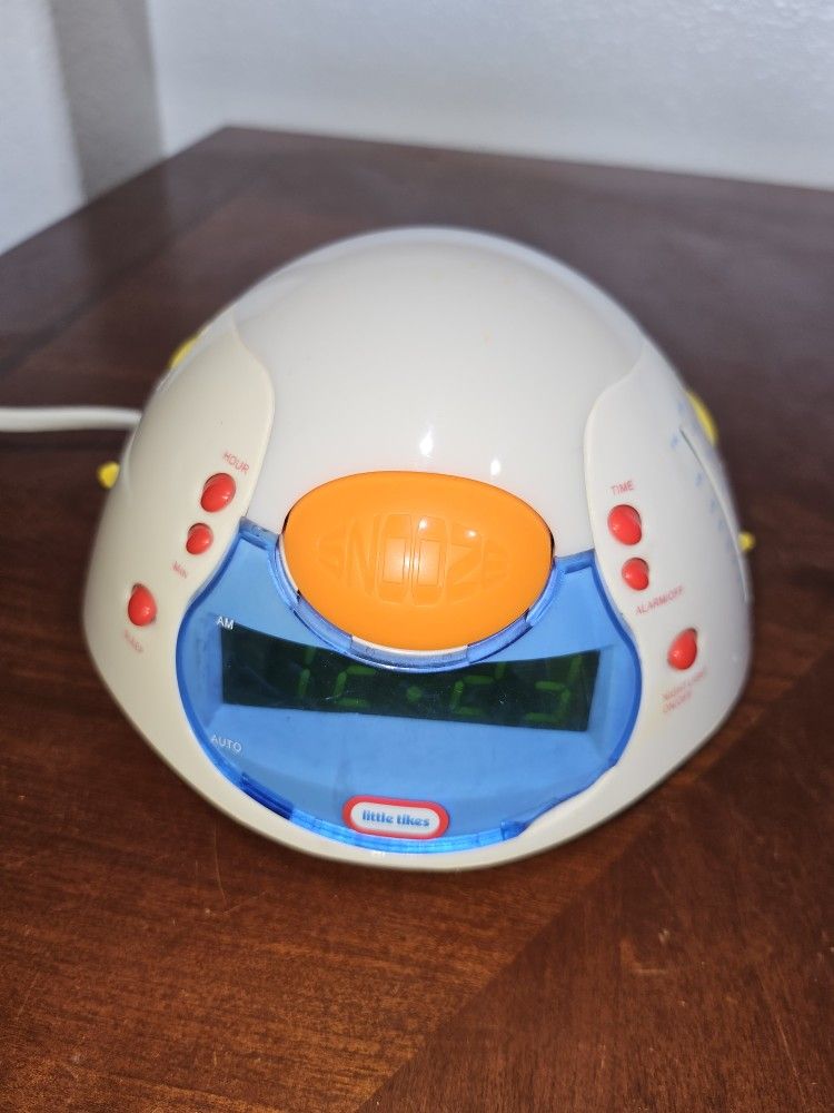 LITTLE TIKES KIDS ALARM CLOCK RADIO