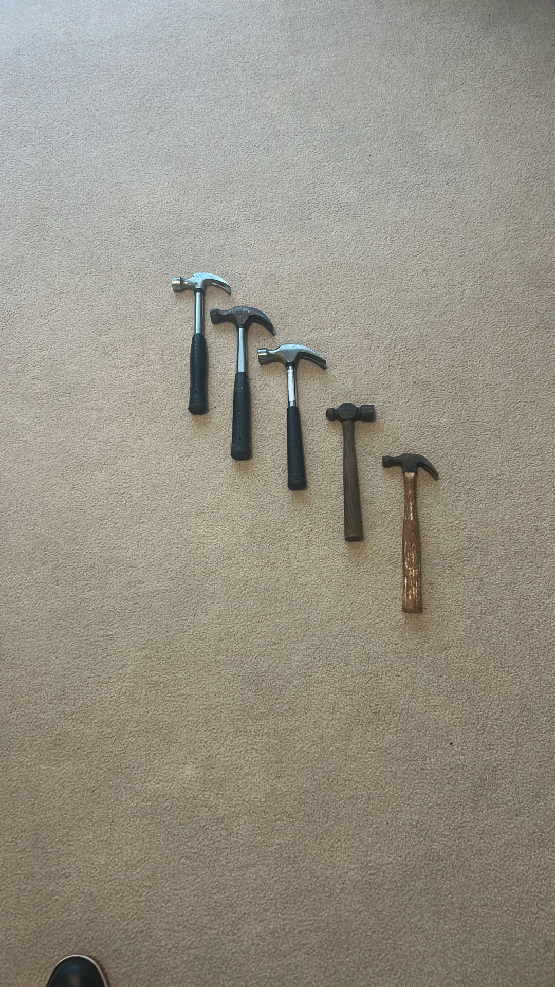 Five hammer set