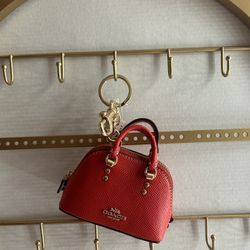 Coach | Red Mini Purse Bag Charm
