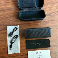 Portable Bluetooth Speaker, Stereo, Pairing, Wireless Speaker with Loud Stereo Sound, 12H Playtime Bluetooth Speakers w/Case