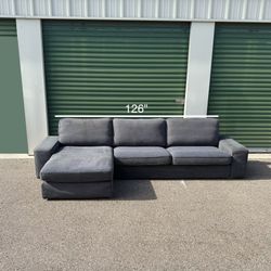 Beautiful Gray Sofa Lounge Couch + Free Delivery 