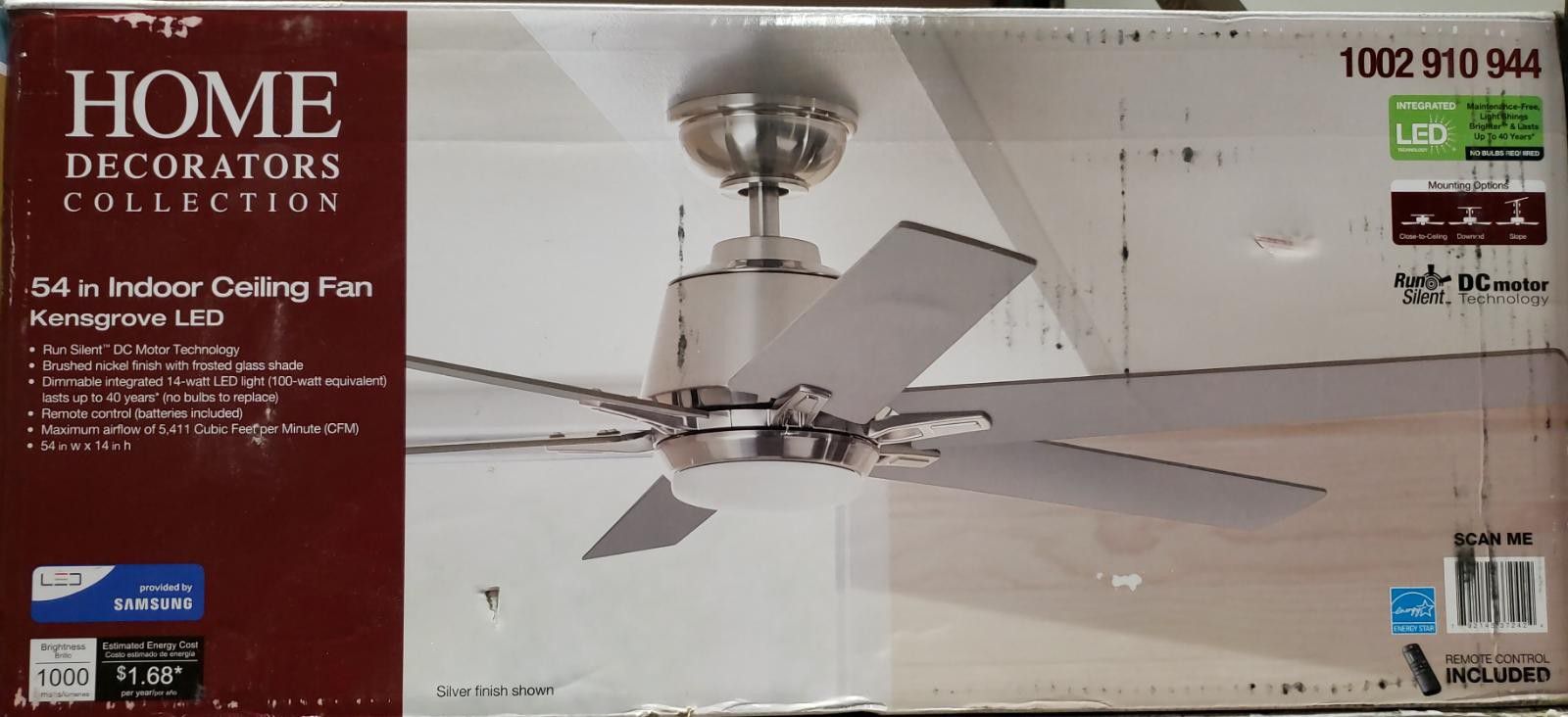 54 inch ceiling fan
