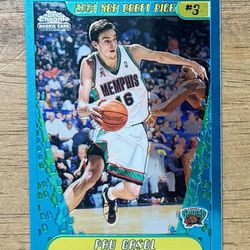 2002 Topps Chrome Basketball PAU GASOL #131  RC Rookie Memphis Grizzlies 