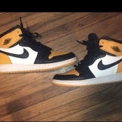 Jordan 1 Mid Taxi(GS) Sz 7y