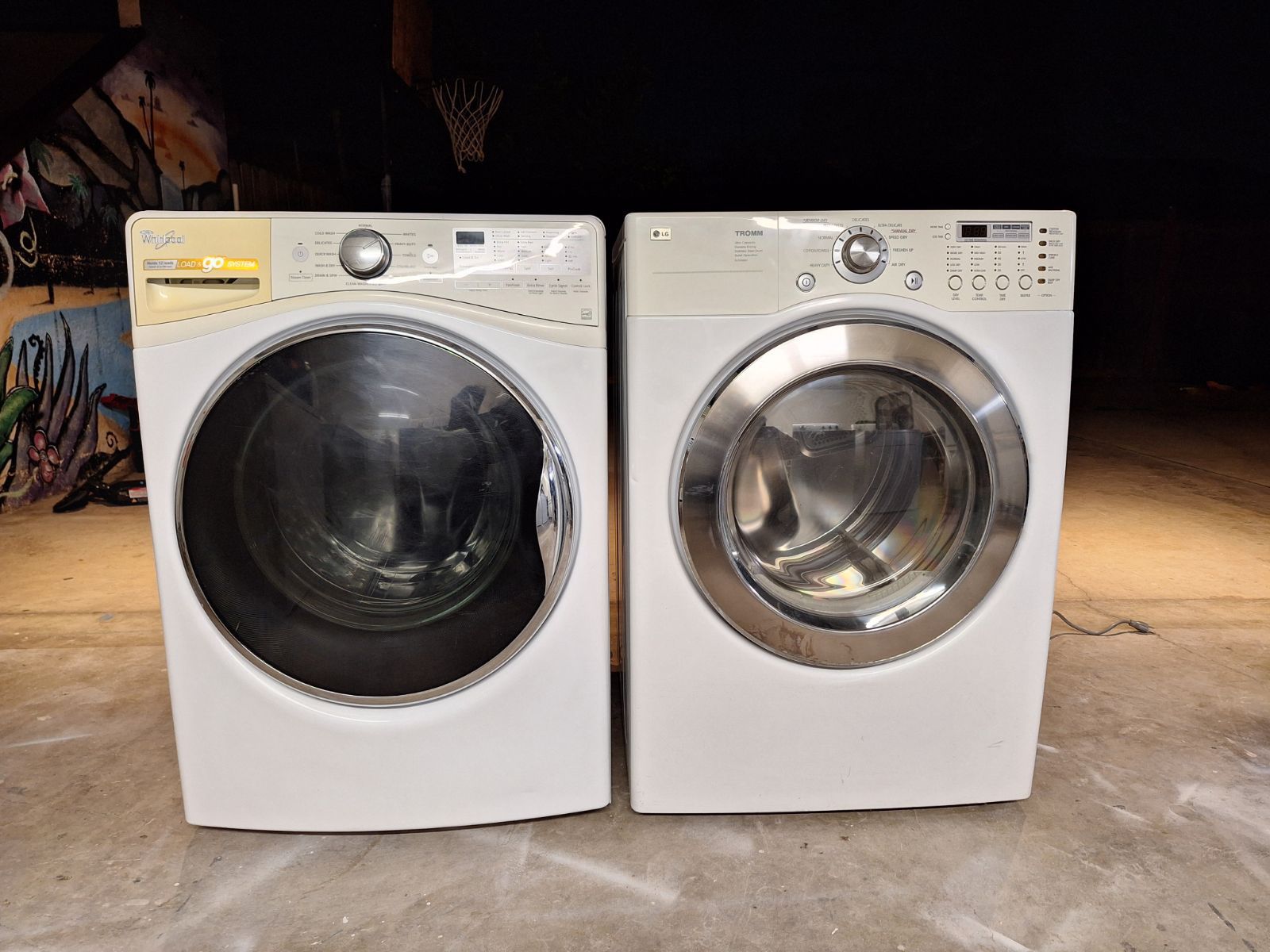 WHIRLPOOL WASHER AND LG GAS DRYER $450 DELIVERED AND INSTALLED 90 DAY WARRANTY 