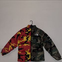 Supreme The North Face Split Zip Nuptse Puffer Jacket 