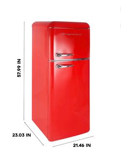 Refrigerador Retro 21”ancho 🎁🎁🎁
