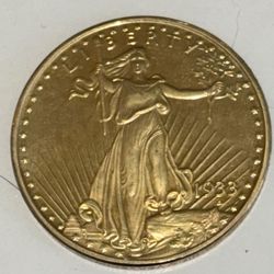 1933 Gold plated $20 Dollar eagle Tribute Coin