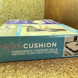 Perfect Cushion Comfort Gel & Memory Foam Set Cushion
