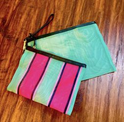 New H&M Vibrant Large 2-Piece Cute Mesh Toiletry Set of 2