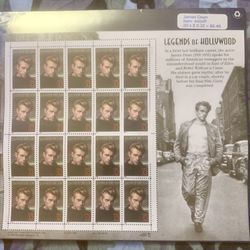 Vintage James Dean Stamps