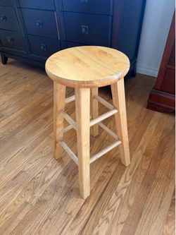 Wooden barstool