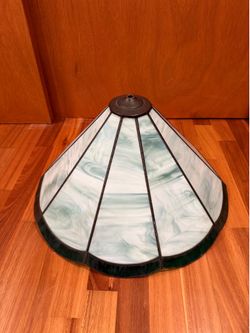 Retro stained glass lamp shade antique