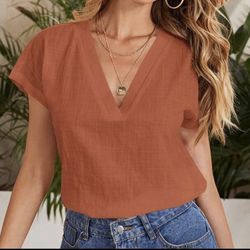 SHEIN batwing sleeve solid top