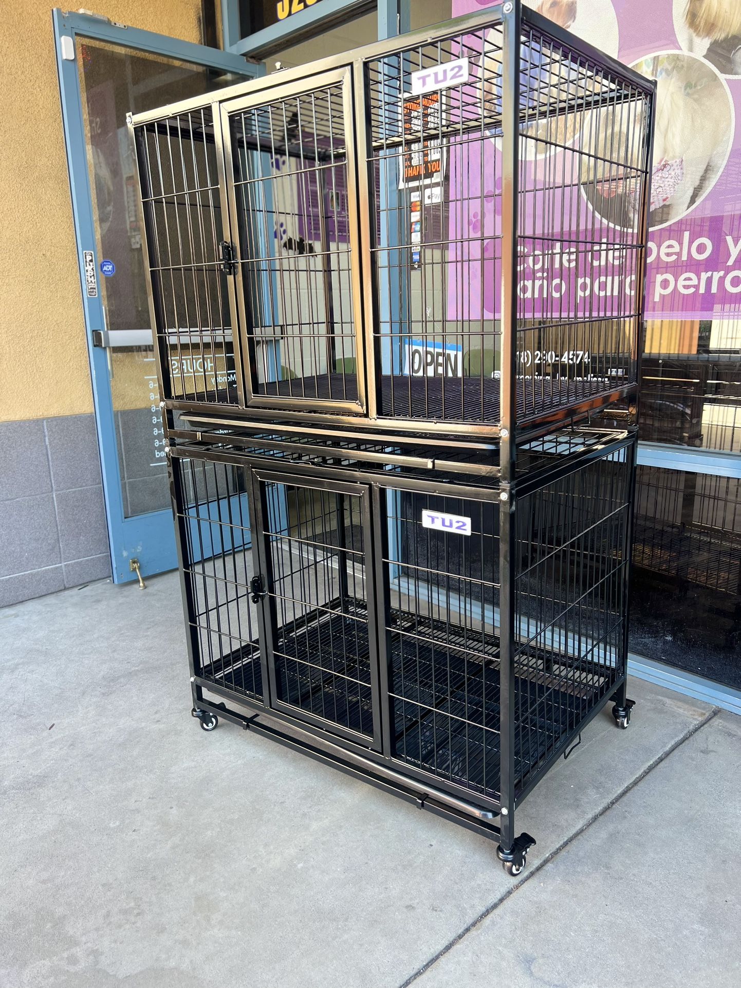 Double Stack Kennels 37” 